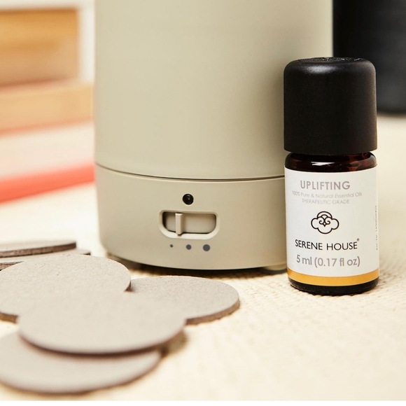 BNIB Serene House Ion Fan Diffuser + Essential Oil Bottle - Picture 2 of 12